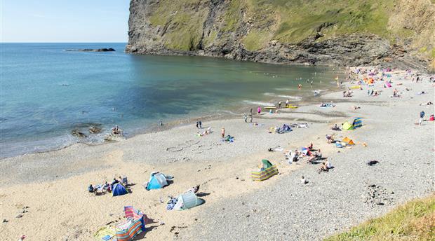 Crackington Haven Beach Picture 1